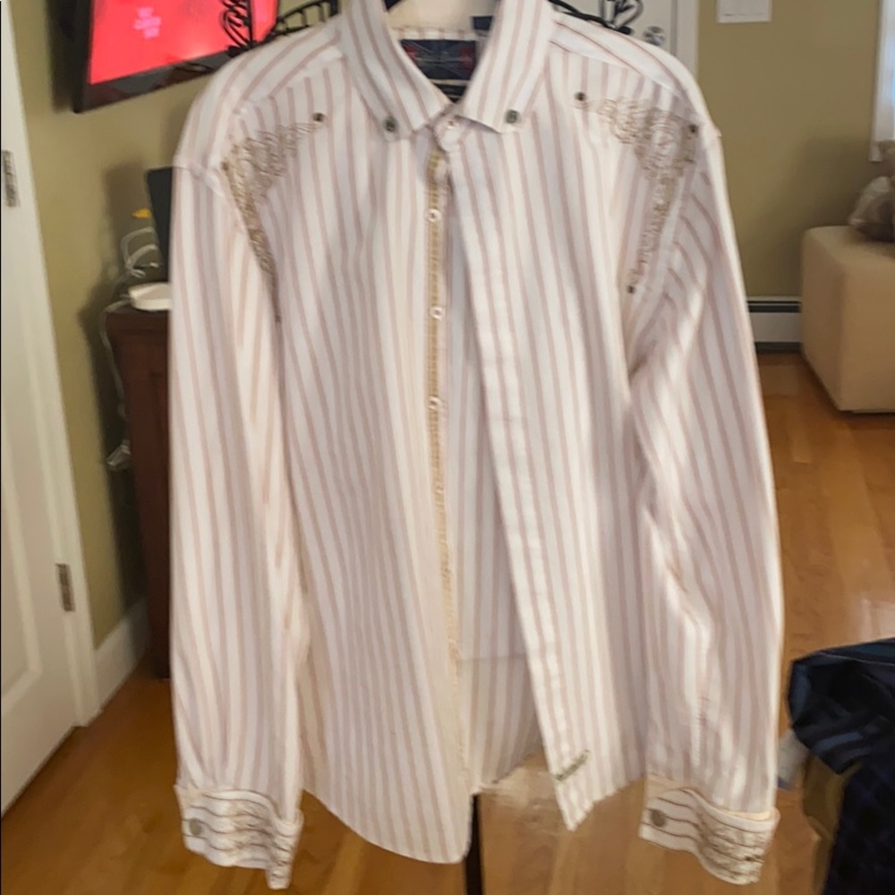 Men’s shirt English Laundry white stripe